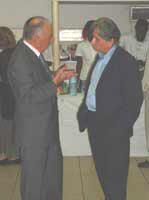 LIONE et Paul-Marie TORRI, Consul Général de France au CONGO, Pointe-Noire, 2004